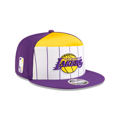 NBA TIP OFF 2025 LOS ANGELES LAKERS PURPLE SPLIT PANEL 9FIFTY CAP