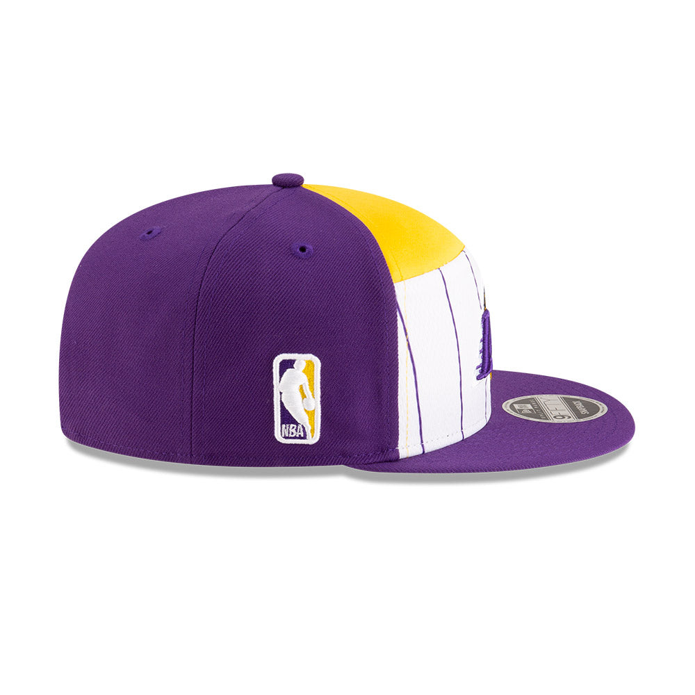 NBA TIP OFF 2025 LOS ANGELES LAKERS PURPLE SPLIT PANEL 9FIFTY CAP