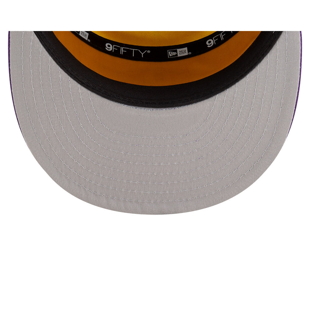 NBA TIP OFF 2025 LOS ANGELES LAKERS PURPLE SPLIT PANEL 9FIFTY CAP
