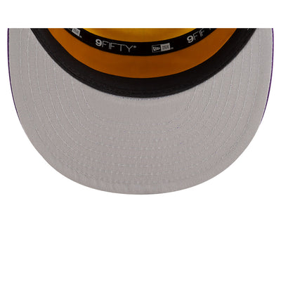 NBA TIP OFF 2025 LOS ANGELES LAKERS PURPLE SPLIT PANEL 9FIFTY CAP