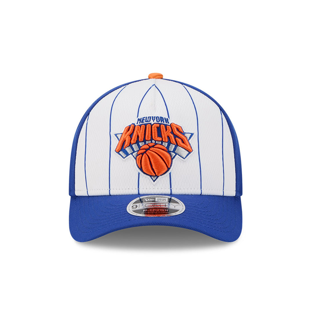 NBA TIP OFF 2025 NEW YORK KNICKS MED BLUE M-CROWN AF CAP