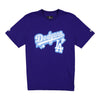 OVO® X MLB LOS ANGELES DODGERS DARK ROYAL SHORT SLEEVE T-SHIRT