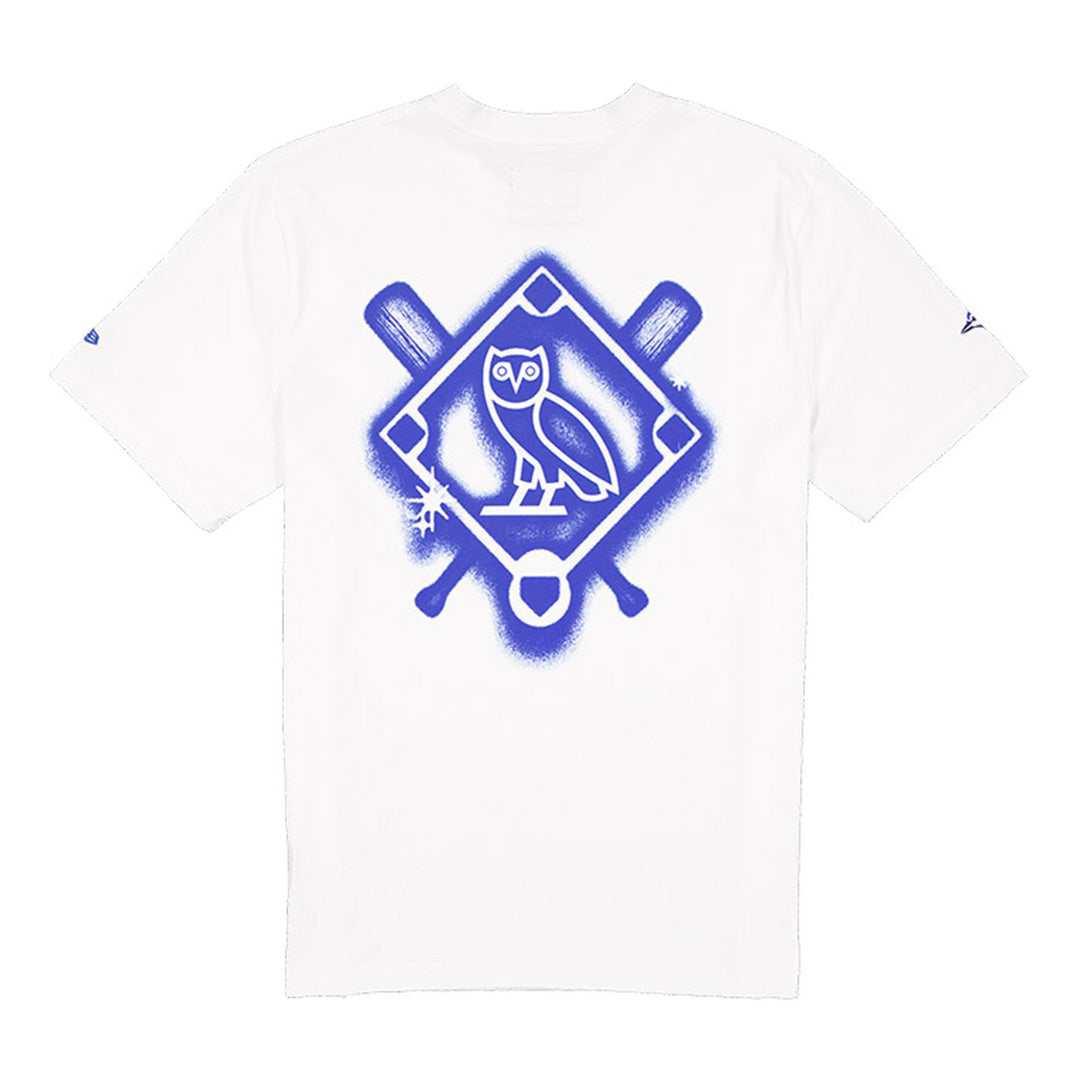OVO® X MLB TORONTO BLUE JAYS WHITE SHORT SLEEVE T-SHIRT