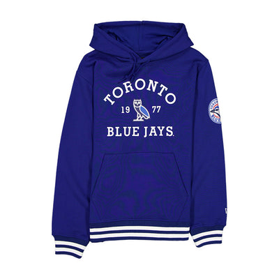 OVO® X MLB TORONTO BLUE JAYS BLUE HOODIE