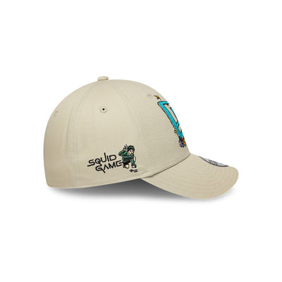 NEW ERA X NETFLIX SQUID GAME DDAKJI LIGHT BEIGE 9FORTY CAP