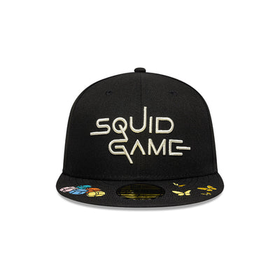 NEW ERA X NETFLIX SQUID GAME GROUP ROPE JUMP BLACK 59FIFTY CAP