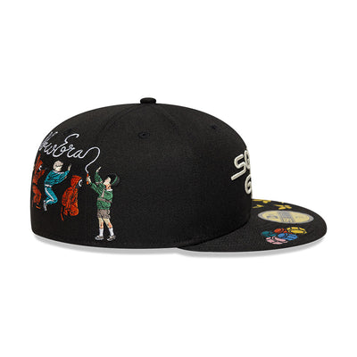 NEW ERA X NETFLIX SQUID GAME GROUP ROPE JUMP BLACK 59FIFTY CAP