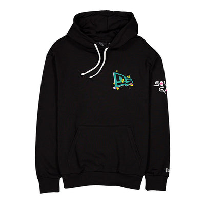 NEW ERA X NETFLIX SQUID GAME GRAPHIC BLACK OVERSIZED HODDIE