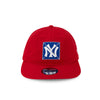 NEW ERA X RALPH LAUREN NEW YORK YANKEES RED 9FORTY LONG FLAT VISOR CAP