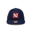 NEW ERA X RALPH LAUREN NEW YORK YANKEES NAVY 9FORTY LONG FLAT VISOR CAP