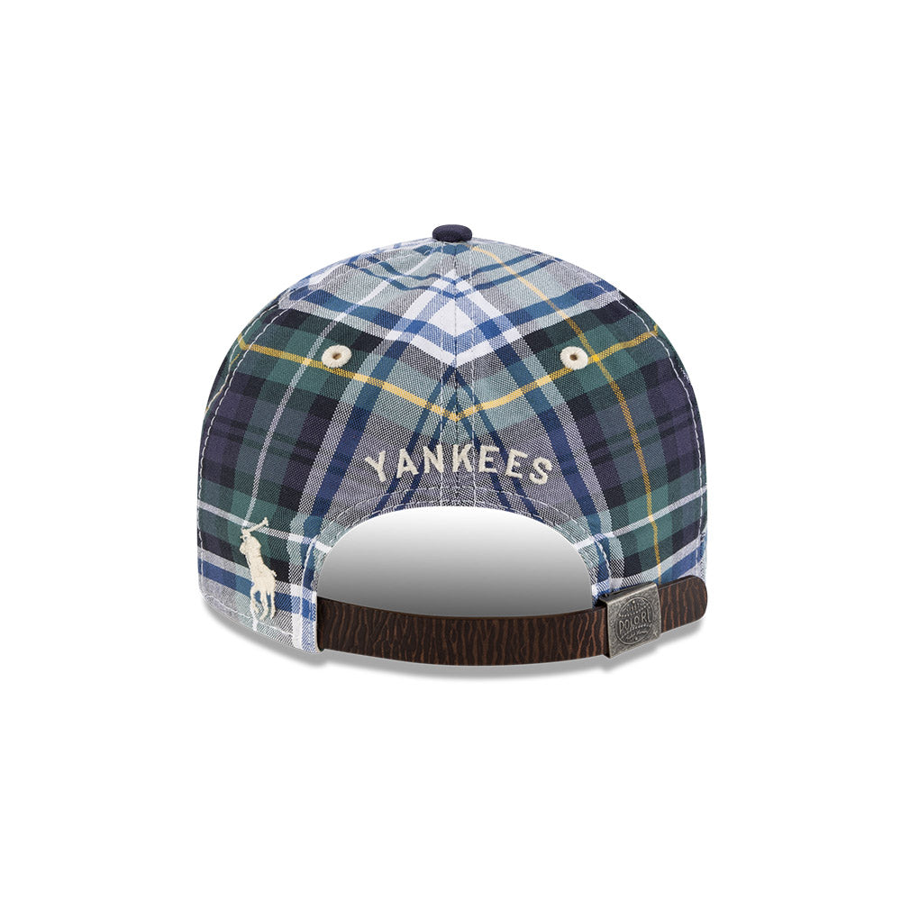 NEW ERA X RALPH LAUREN NEW YORK YANKEES FLANNEL GREEN RC 9FIFTY CAP