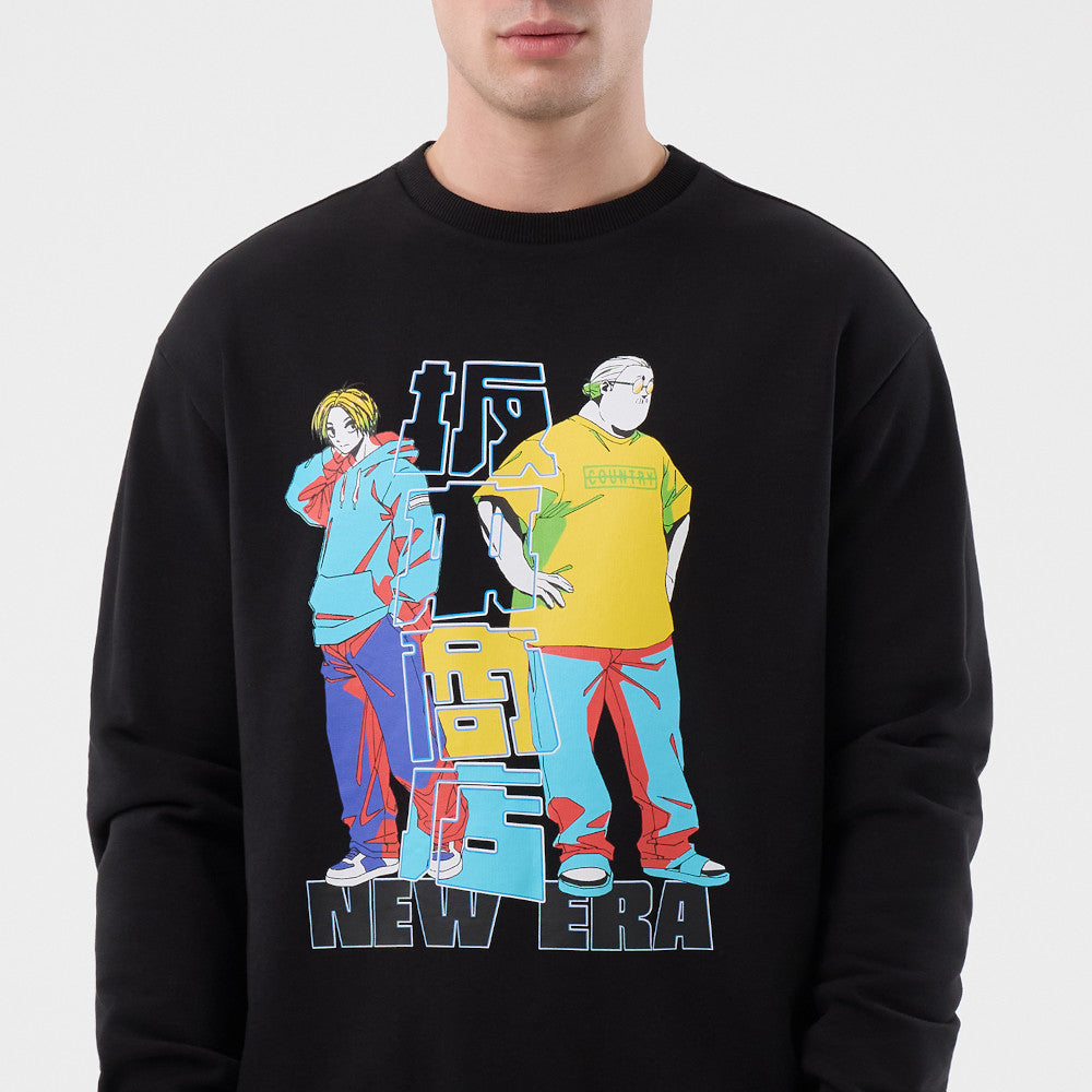 NEW ERA X NETFLIX SAKAMOTO DAYS BLACK SWEATSHIRT