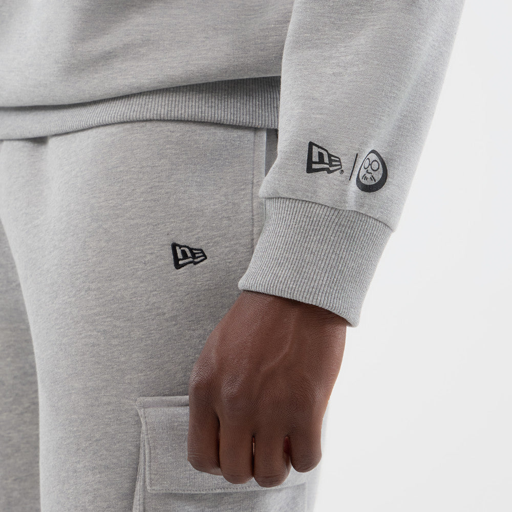 NEW ERA X NETFLIX SAKAMOTO DAYS WORDMARK GRAY SWEATSHIRT