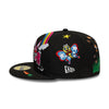 NEW ERA X KENZO HONG KONG EXCLUSIVE LUKE and K@LI EMBROIDERIES BLACK 59FIFTY CAP
