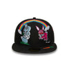 NEW ERA X KENZO HONG KONG EXCLUSIVE LUKE and K@LI EMBROIDERIES BLACK 59FIFTY CAP