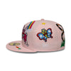 NEW ERA X KENZO HONG KONG EXCLUSIVE LUKE and K@LI EMBROIDERIES PINK 59FIFTY CAP