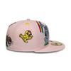 NEW ERA X KENZO HONG KONG EXCLUSIVE LUKE and K@LI EMBROIDERIES PINK 59FIFTY CAP