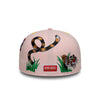 NEW ERA X KENZO HONG KONG EXCLUSIVE LUKE and K@LI EMBROIDERIES PINK 59FIFTY CAP