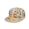 NEW ERA X KENZO HONG KONG EXCLUSIVE NAMES LIGHT CREAM 59FIFTY CAP