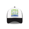 NEW ERA X NETFLIX SAKAMOTO DAYS 2-TONE BLACK VISOR WHITE 9FORTY AF TRUCKER CAP