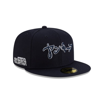 NEW ERA X HYPERFLY KATAKANA X MLB NEW YORK YANKEES NAVY 59FIFTY CAP