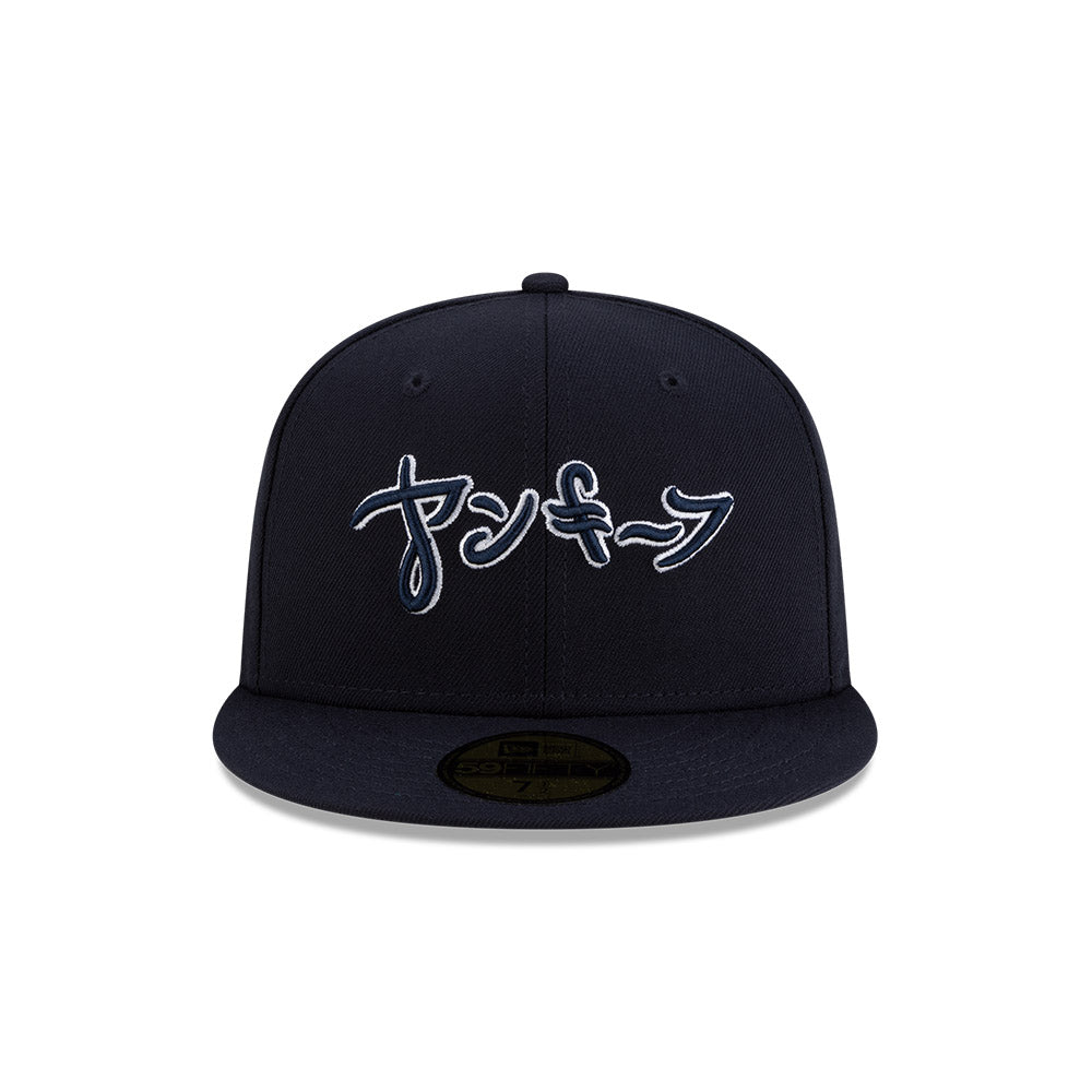 NEW ERA X HYPERFLY KATAKANA X MLB NEW YORK YANKEES NAVY 59FIFTY CAP