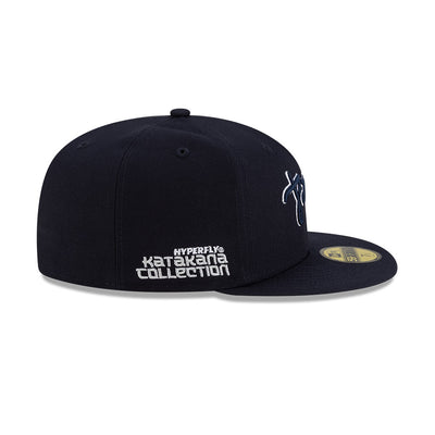 NEW ERA X HYPERFLY KATAKANA X MLB NEW YORK YANKEES NAVY 59FIFTY CAP