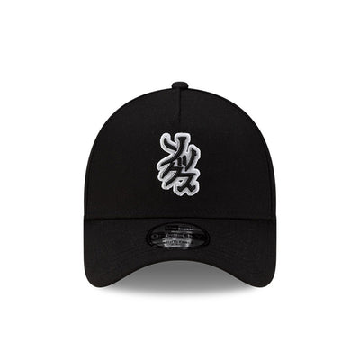 NEW ERA X HYPERFLY KATAKANA X MLB CHICAGO WHITE SOX BLACK 9FORTY AF CAP