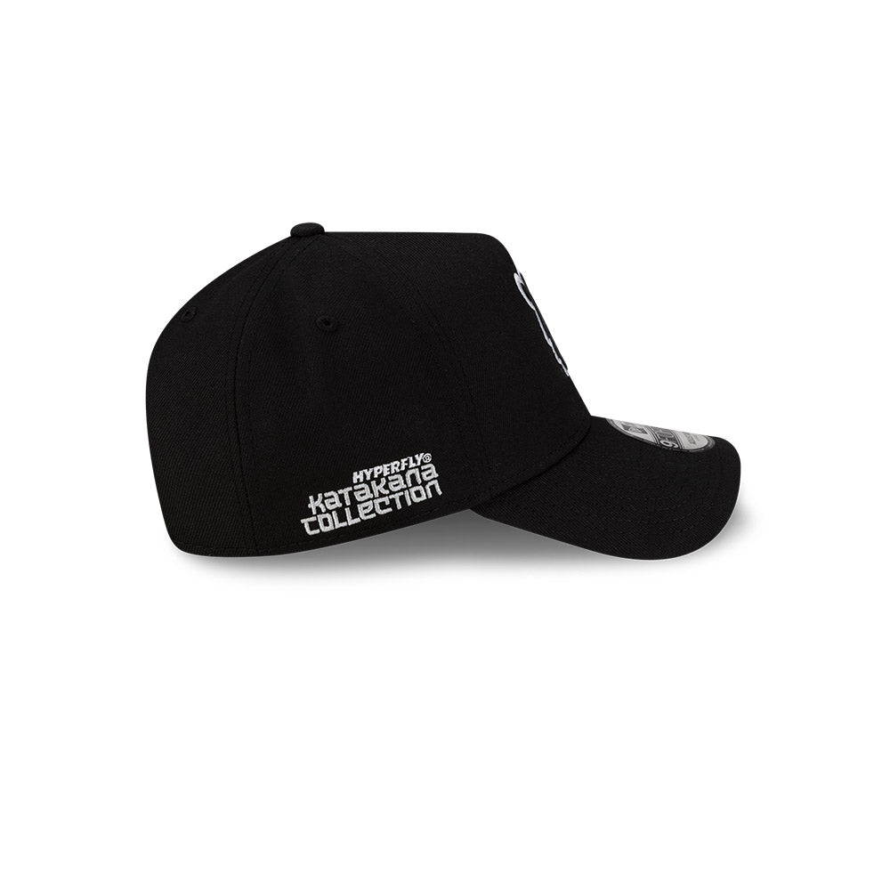 NEW ERA X HYPERFLY KATAKANA X MLB CHICAGO WHITE SOX BLACK 9FORTY AF CAP