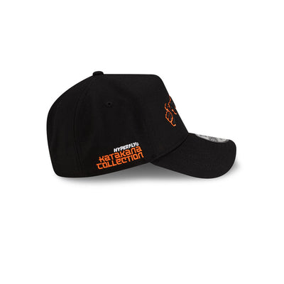 NEW ERA X HYPERFLY KATAKANA X MLB SAN FRANCISCO GIANTS BLACK 9FORTY AF CAP