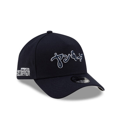 NEW ERA X HYPERFLY KATAKANA X MLB NEW YORK YANKEES NAVY 9FORTY AF CAP