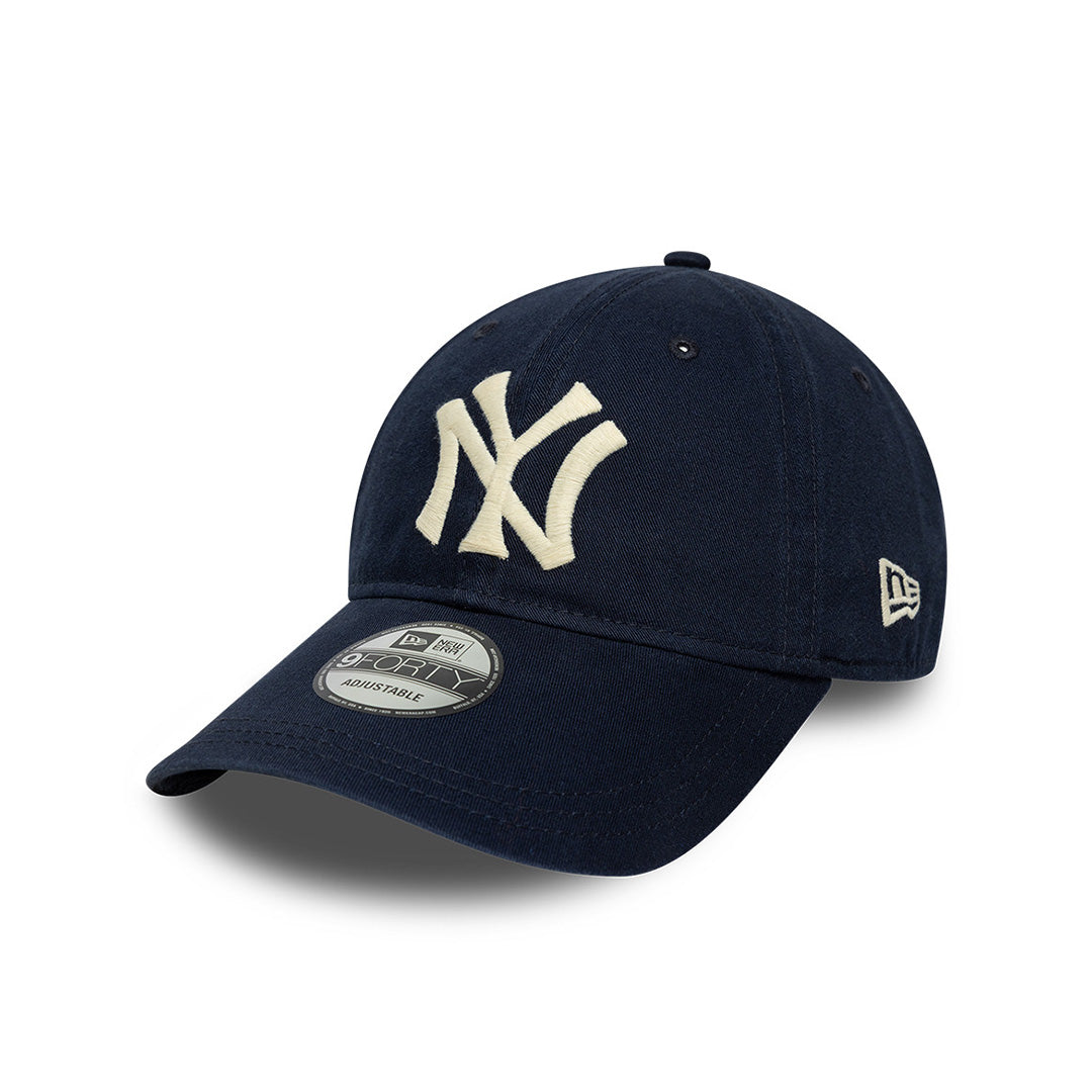 NEW ERA X RALPH LAUREN NEW YORK YANKEES NAVY 9FORTY LONG VISOR CAP