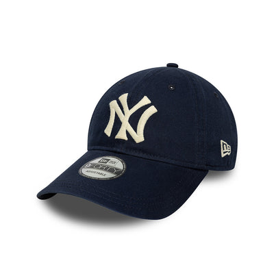 NEW ERA X RALPH LAUREN NEW YORK YANKEES NAVY 9FORTY LONG VISOR CAP