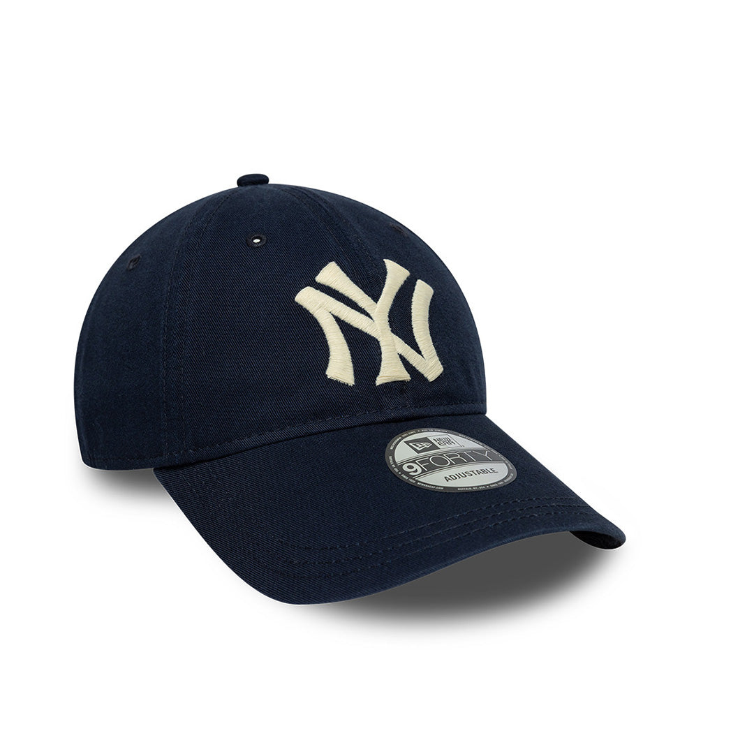 NEW ERA X RALPH LAUREN NEW YORK YANKEES NAVY 9FORTY LONG VISOR CAP