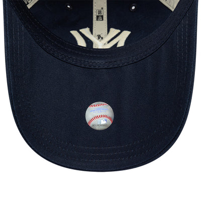NEW ERA X RALPH LAUREN NEW YORK YANKEES NAVY 9FORTY LONG VISOR CAP
