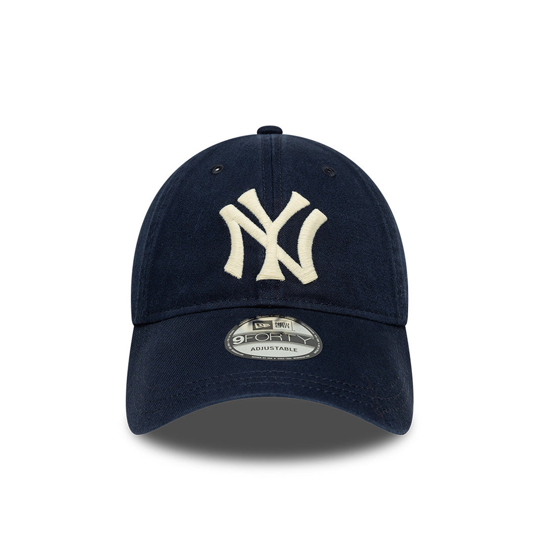 NEW ERA X RALPH LAUREN NEW YORK YANKEES NAVY 9FORTY LONG VISOR CAP