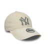 NEW ERA X RALPH LAUREN NEW YORK YANKEES CORDUROY BEIGE 9FORTY LONG VISOR CAP
