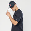 NEW ERA X HYPERFLY KATAKANA X MLB BOSTON RED SOX NAVY SHORT SLEEVE T-SHIRT
