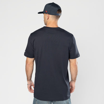 NEW ERA X HYPERFLY KATAKANA X MLB BOSTON RED SOX NAVY SHORT SLEEVE T-SHIRT