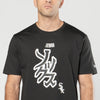 NEW ERA X HYPERFLY KATAKANA X MLB CHICAGO WHITE SOX BLACK SHORT SLEEVE T-SHIRT