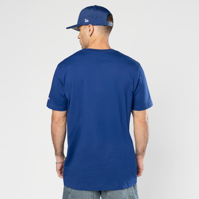 NEW ERA X HYPERFLY KATAKANA X MLB LOS ANGELES DODGERS DARK BLUE SHORT SLEEVE T-SHIRT