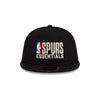 NEW ERA X FEAR OF GOD X NBA & WNBA SAN ANTONIO SPURS BLACK RC 9FIFTY CAP