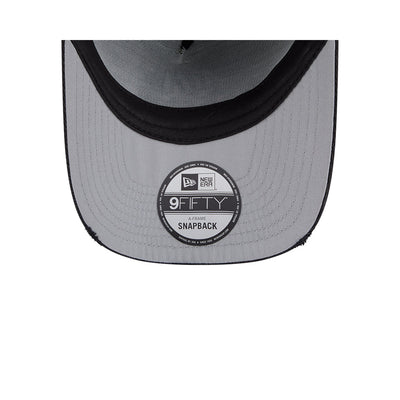 NEW ERA X POWERPUFF GIRLS BUTTERCUP DISTRESSED 2-TONE BLACK VISOR WASHED GREEN 9FIFTY AF PRE-CURVED CAP