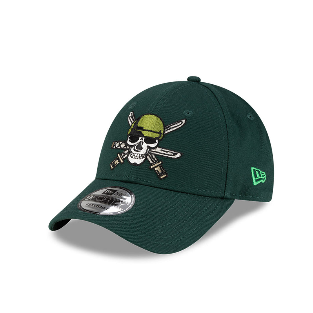 NEW ERA X ONE PIECE ZORO DARK GREEN 9FORTY CAP