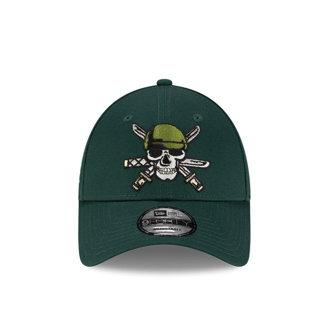 NEW ERA X ONE PIECE ZORO DARK GREEN 9FORTY CAP