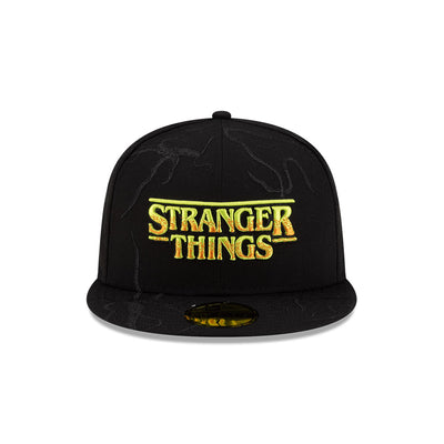 NEW ERA X NETFLIX STRANGER THINGS ALL-OVER PRINT BLACK 59FIFTY CAP