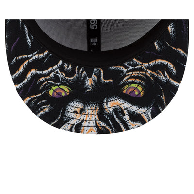 NEW ERA X NETFLIX STRANGER THINGS ALL-OVER PRINT BLACK 59FIFTY CAP