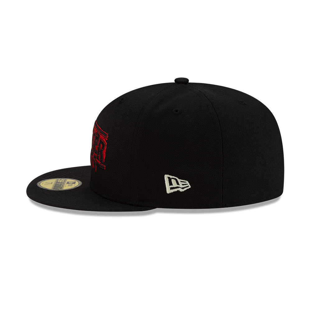 NEW ERA X NETFLIX STRANGER THINGS THE DEMOGORGON BLACK 59FIFTY CAP