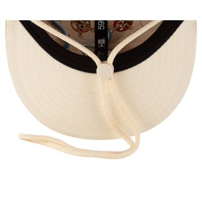 NEW ERA X ONE PIECE BEIGE STRAW 59FIFTY CAP