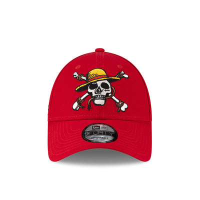 NEW ERA X ONE PIECE LUFFY SCARLET RED 9FORTY CAP